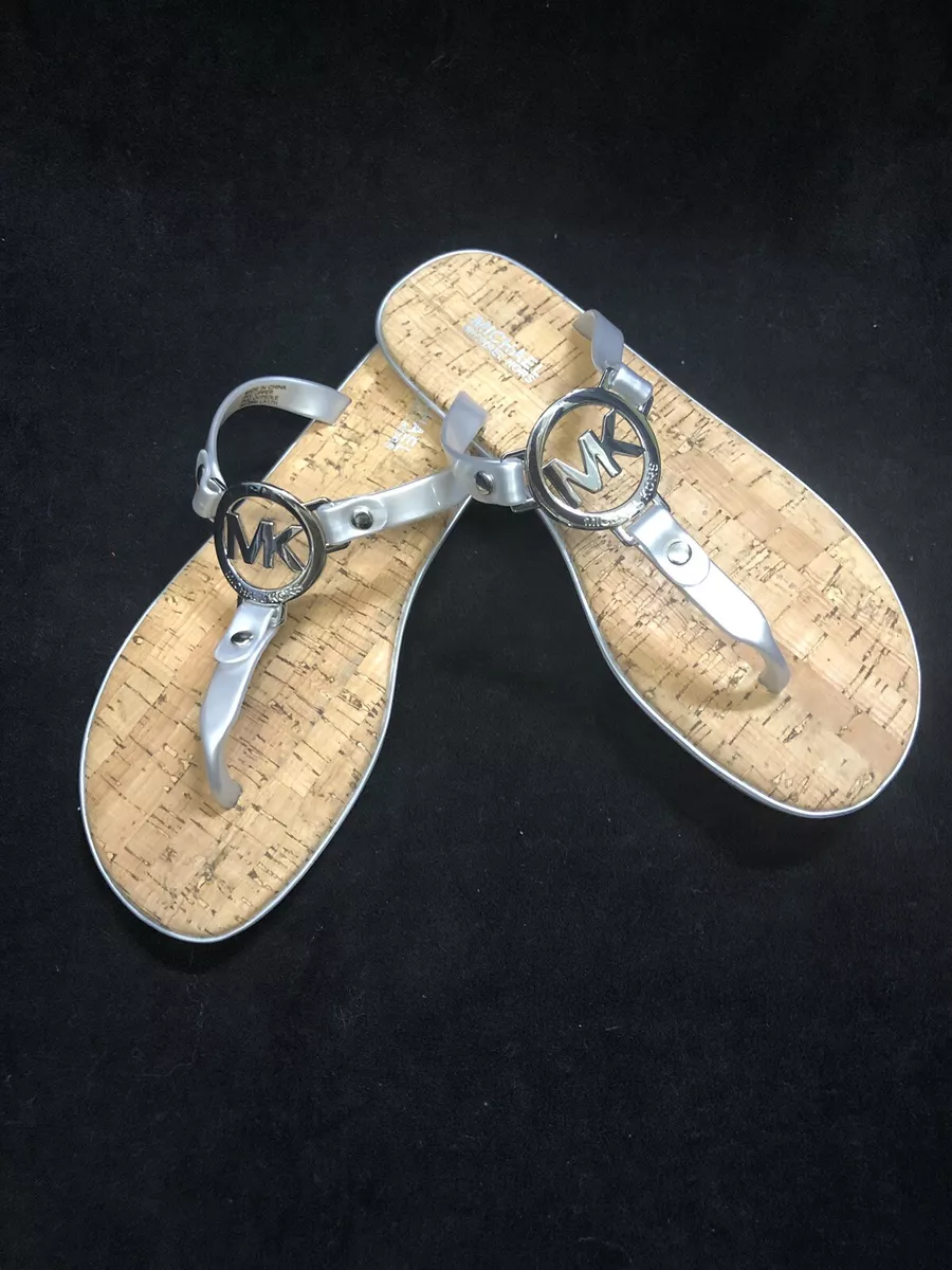 Mk cork flip flops new arrivals