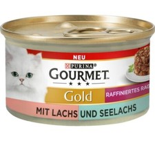 Gourmet Gold Tortini 48 x 85g intrecci di gusto umido per gatti