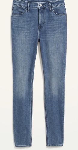 NEW Old Navy High-Waisted Medium-Wash Super Skinny Jeans For Women Plus 28 Short - Picture 3 of 7
