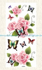 wholesale rose butterfly temporary tattoo