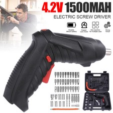 Mini Akkuschrauber Multischrauber Set Klein Akku-Bohrschrauber Bohrmaschine 4.2V