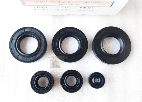 FOR Suzuki K10 K11 K15 Oil Seal Kit New 6pcs Kick lever type 12mm - Picture 2 of 4