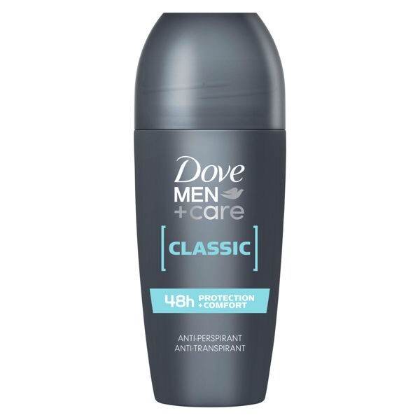 Dove Men+Care Classic Roll-On Antiperspirant Deodorant 50ml - Pack of 12 - Image 2
