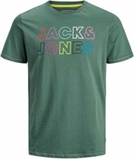 Image of JACK & JONES T-shirt Boy Green   Crew Neck age 10 years