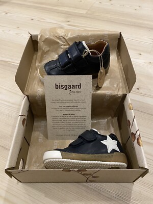 Neu bisgaard Kinderschuhe Sneaker Jenna Leder Gr. 22 EU Lauflernschuhe