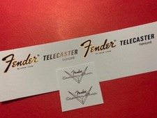 Fender 70's Telecaster Thinline Waterslide Headstock Decal 2 per listing