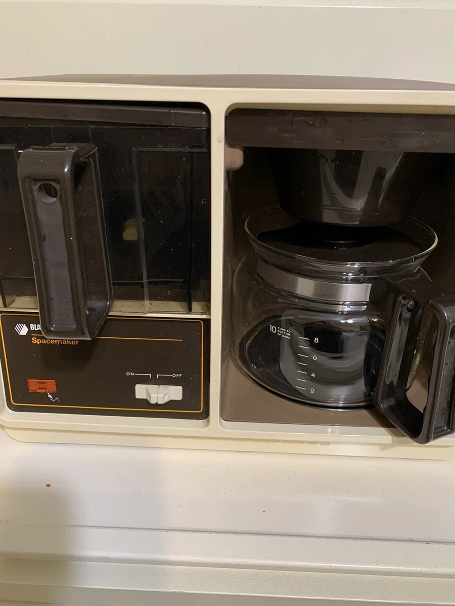 Black Decker Spacemaker Auto Drip Coffee Maker Under Cabinet 10 Cup No  Hardware