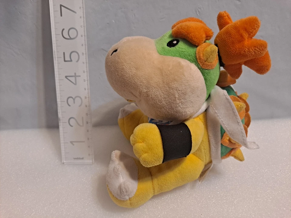Peluche raro Super Mario Baby Bowser Jr. Nintendo 7” Sanei Foto 3 de 4