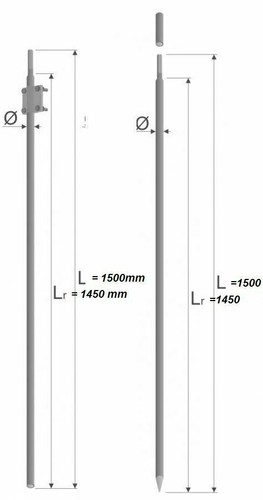 Tiefenerder Erder Erdung feuerverzink SET Ø20 1500mm 1,5m nach DIN EN 62561 Wahl - Bild 10 von 23