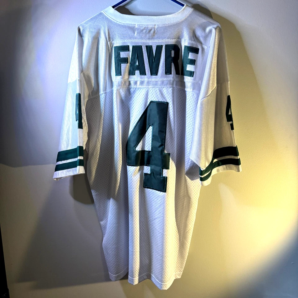 Camiseta BRETT FARVE Cosida JETS (52 XL) Jugadores del Siglo 2004 Edición Limitada Foto 4 de 4