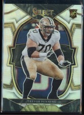 2022 Panini Select Trevor Penning Silver Prizm Concourse Rookie Rc #29