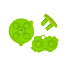  NEW Nintendo Game Boy Advance GBA System Button Rubber Pads Set Green