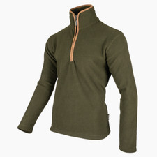 Jack Pyke Countryman Fleece Pullover Green Dark Olive Shooting Game Clay Pigeon
