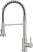 GIMILI Kitchen Faucet with Pull down Sprayer Single Hole Stainless Steel Sink Fa