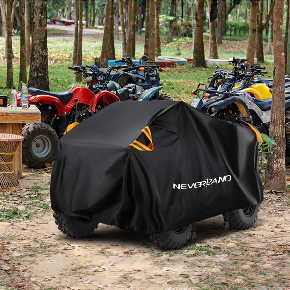 Copertura Impermeabile Per ATV Quad - 256x110x120 Cm, Resistente A UV E Vento - Foto 9