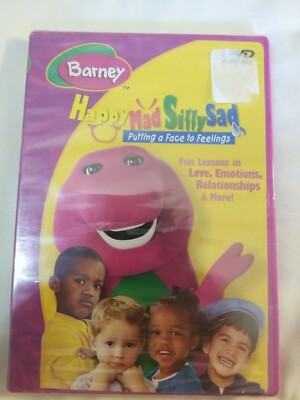 #ad #ad Barney Happy Mad Silly Sad: Putting A Face To Feelings DVD 2003 Sealed New $14.62