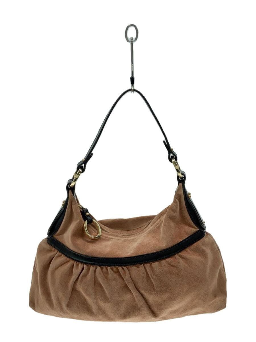 Bolso de Hombro FENDI Bolso de Mano Gamuza Rosa 8BR344-KCB-039 Usado