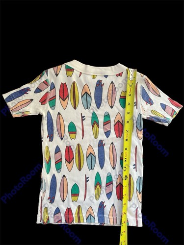 Hanna Andersson EUC Ivory/Multicolored Surfboards Organic Cotton Shortie PJ-5Yrs - Picture 5 of 7