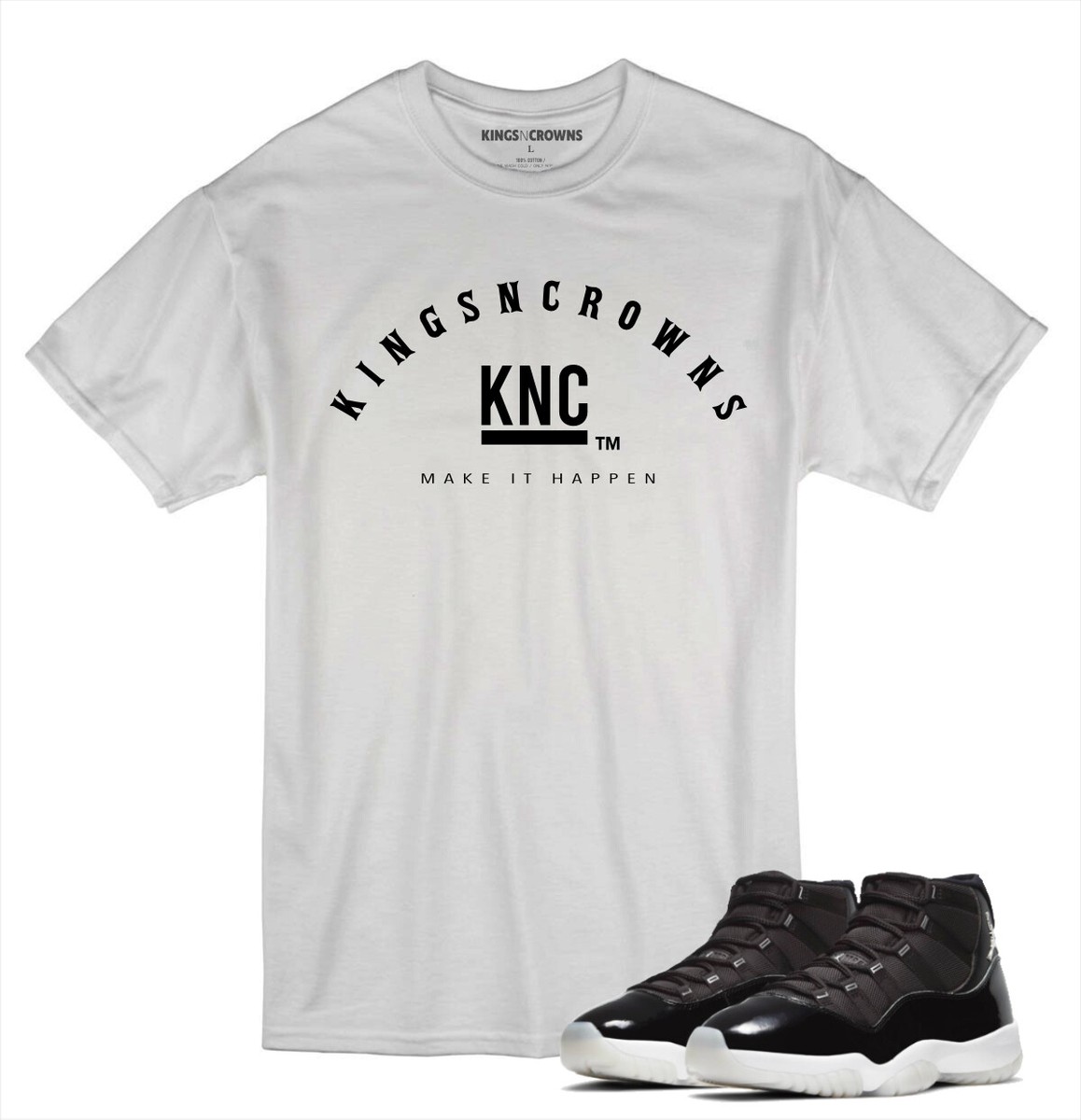 Tee to match Air Jordan Retro 11 Jubilee 25th Anniversary Sneakers