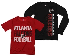 NFL Youth Atlanta Falcons Fan Two Piece Performance T-Shirt Combo Set