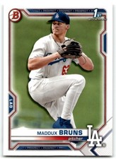 2021 BOWMAN DRAFT MADDUX BRUNS LOS ANGELES DODGERS #BD-126