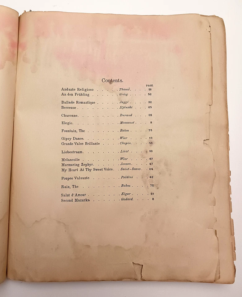 Антикварные 1907 Самые Популярные Новые Скрипичные Соло и Выборы для Скрипки и Фортепиано Задники - Изображение 3 из 4