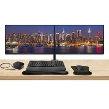 HP EliteDisplay E27u G5 27 inch 2K QHD IPS Monitor, 2-Pack Bundle with HDMI