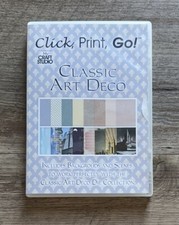My Craft Studio Click Print Go - CLASSIC ART DECO CD-ROM, Backgrounds/Pictures 