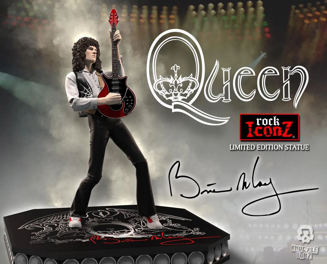 Queen Brian May Rock Iconz Statue - Hand-Cast Ltd Ed. Direct
