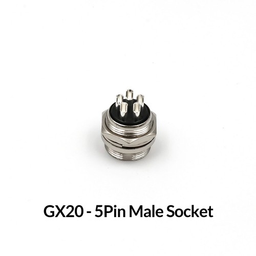 GX12 / GX16 / GX20 Aviation Connector Plug / Socket Metal Panel / Inline Cable - Picture 86 of 148
