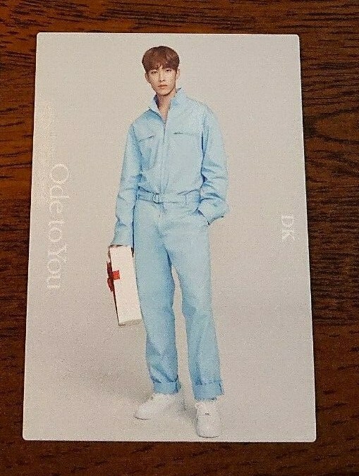 SEVENTEEN DK ドギョム 直筆サイン入りカード Ode to You Amazon.co.jp: ドギョム直筆サイン入り2Lサイズ写真…DK