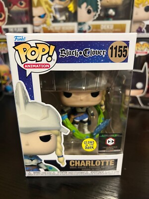 Funko Pop! Black Clover - Charlotte #1155 GITD Chalice Collectibles w/Protector 
