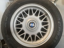 4 BMW 16 x 7.5 Alloy Rims, Hubs+ Tires For E31/8 Series. Set Of 4. BMW#1179922