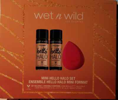 WET N WILD MINI HELLO HALO SET ENSEMBLE HELLO HALO MINI FORMAT (LOC TUB E-4)