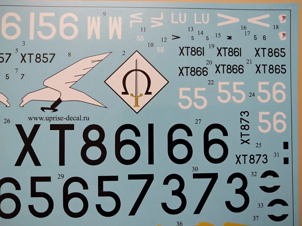 UpRise Decals UR48219 - DECAL F-4K Phantom-II FG.1, British Phantoms Pt.2 1/48 - Image 4 of 4