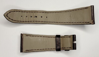 Patek Philippe カーフレザーベルト Authentic Patek Philippe Geneve Brown Leather Watch Strap 21/16 mm
