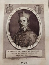 Portrait Alessandro Cardinal Priest Santa Roman Church, Chari Rome