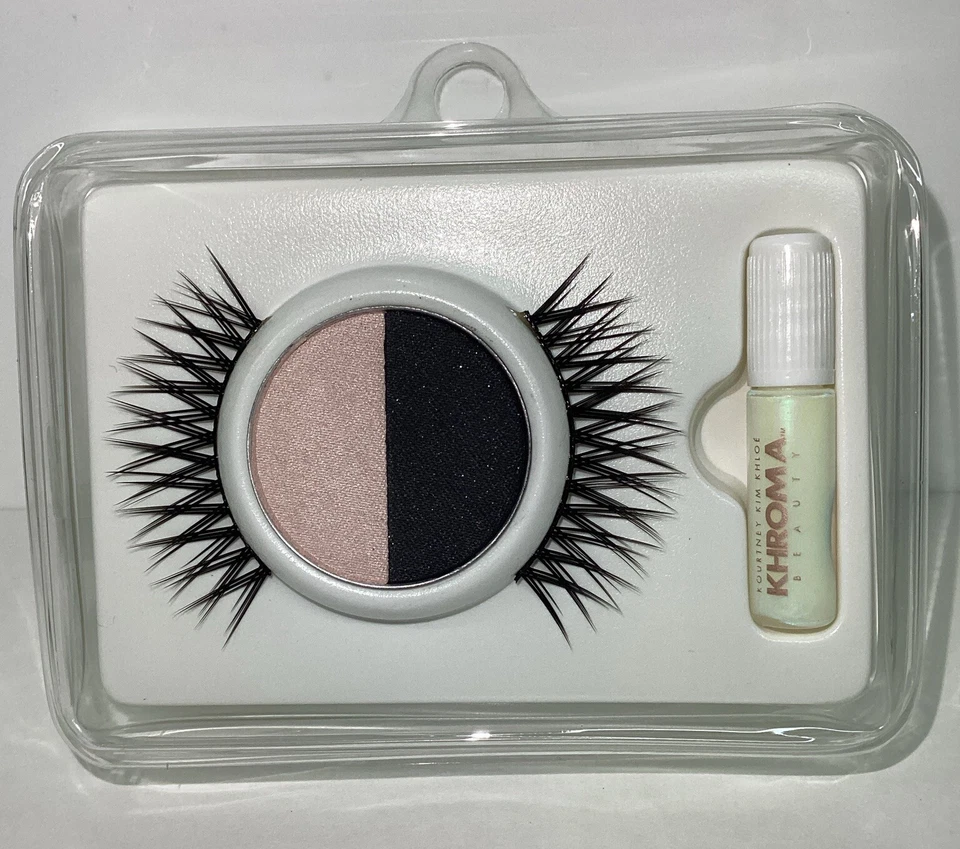 Par de pestañas KHROMA Kim’s Heavy Gaze FLIRT como en la foto, ¡¡LOTE DE 3!! NUEVO Foto 4 de 4