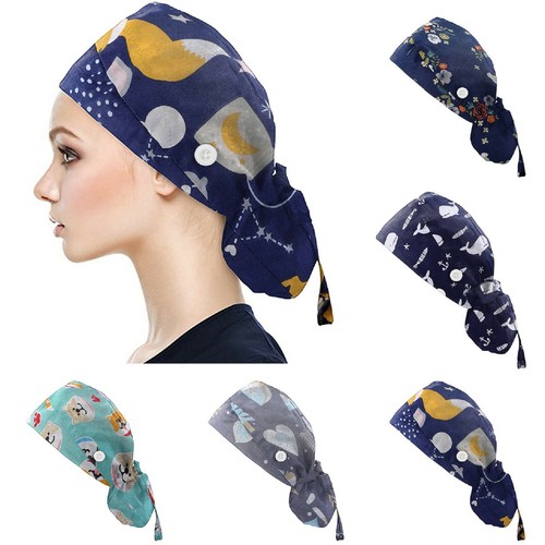 Surgical Scrub Cap Doctor Nurse 