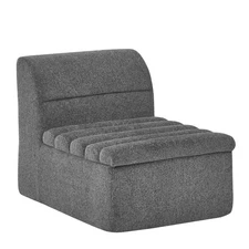 The Single Seat for Modular Sofa Versatile and Compact Soft Chenille Fabric