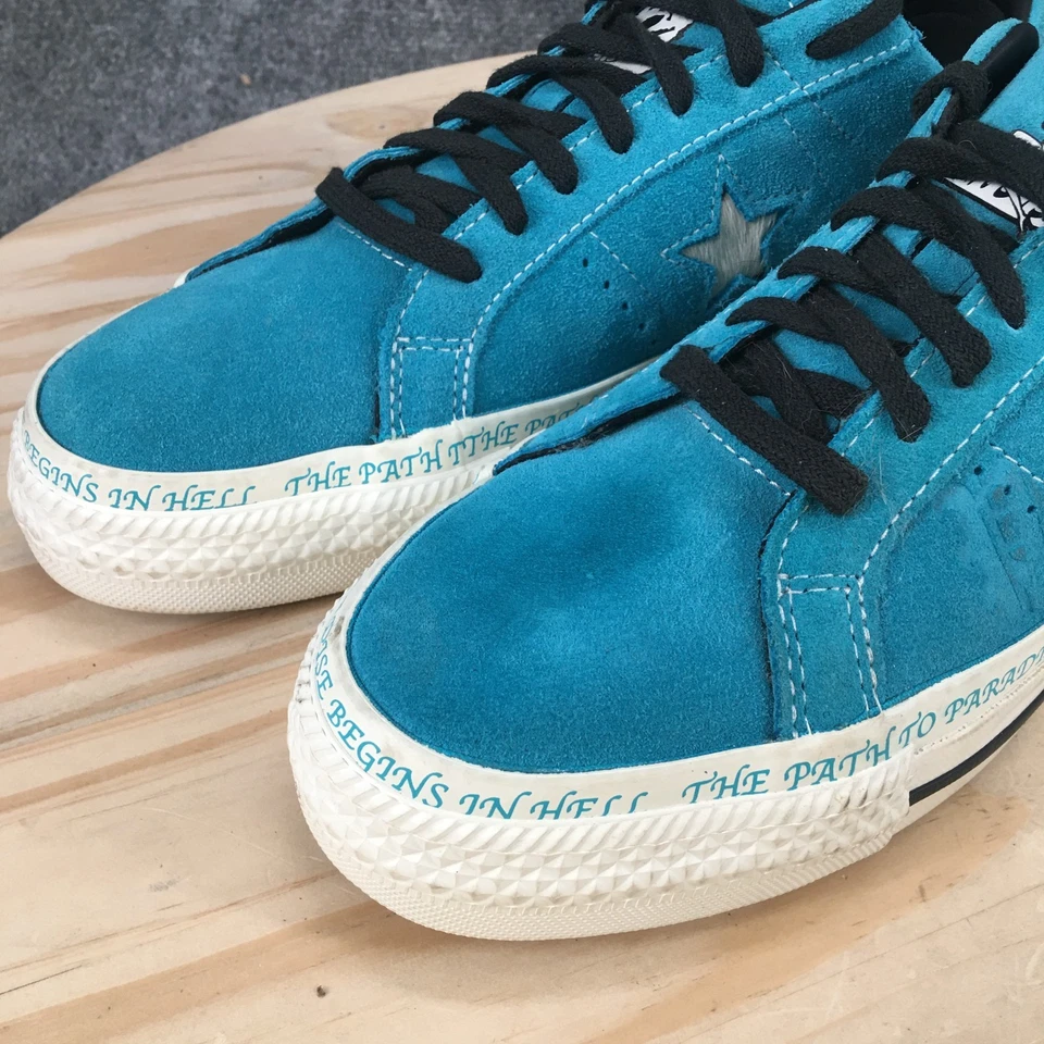 匡威运动鞋女式 9 蓝色 Paraside One Star Pro Sean Pablo 麂皮绒 173215C — 第 3/4 张图片