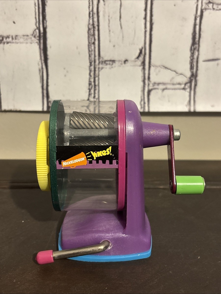 Vintage Nickelodeon Yikes! Desktop Pencil Sharpener 90s Retro Rare