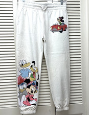 Disney Mickey and Friends sweatpants Size L 11/13 Embroidered Mickey .  
