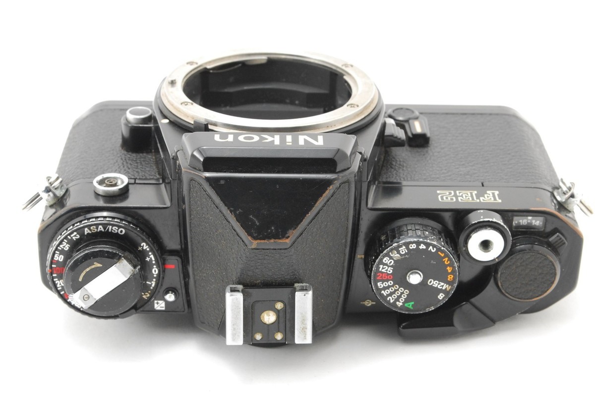All works!!【Exc+4 w/ strap】Nikon FE2 Black 35mm SLR Film Camera