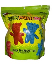 Sour Patch Kids Learn to Crochet Kit Beginner Craft Set New Sealed