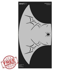 Stencil1FX Spider Web Eye Makeup Stencil Face Paint Halloween Cosplay