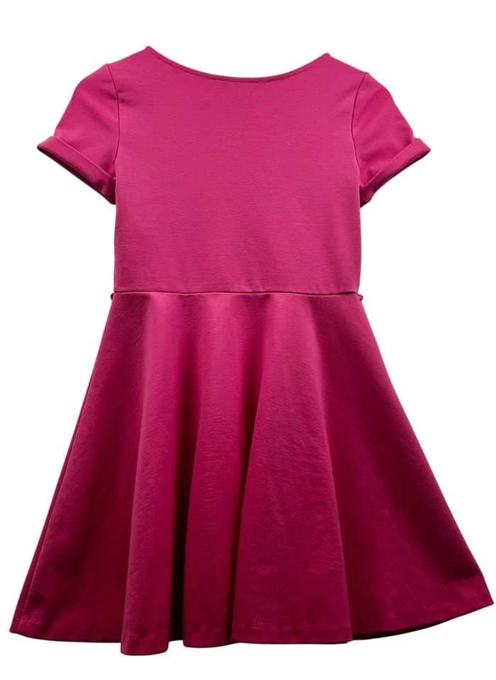 Vestido Polo Ralph Lauren Niñas Grande (12-14) Rosa Patinador Manga Corta Logo Bolsillo Foto 3 de 4