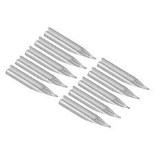 10pcs 0.38mm Fountain Pen Nib Replacement Stainless Steel, 25 Degree Angle