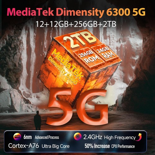 Teléfono móvil Ulefone Armor 27T Pro imagen térmica 24 GB + 256 GB 6,78 pulgadas 5G Outdoor Smartphone - Imagen 4 de 9