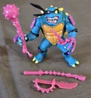 Vintage 1990 TMNT Slash Teenage Mutant Ninja Turtles Action Figure Complete
